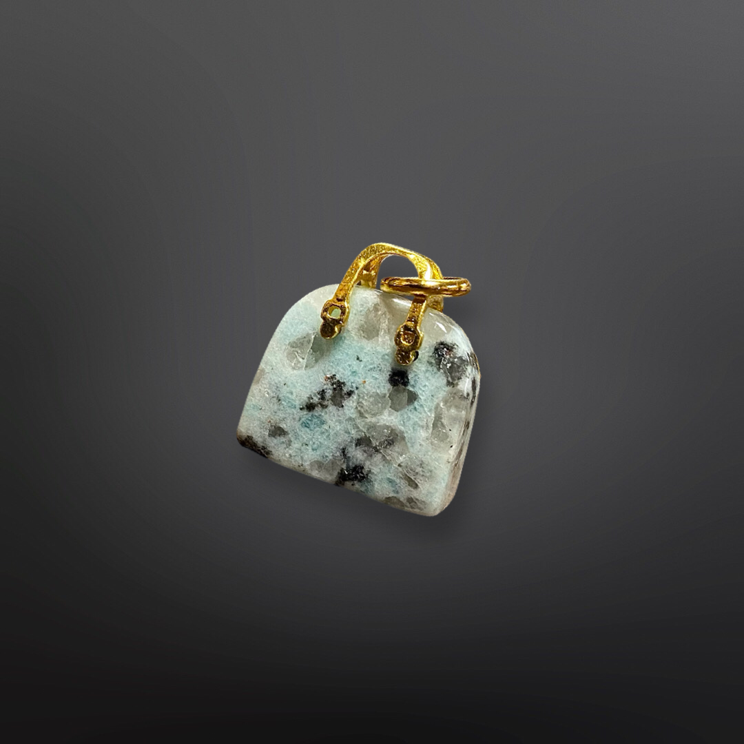 Gemstone Purse Pendant