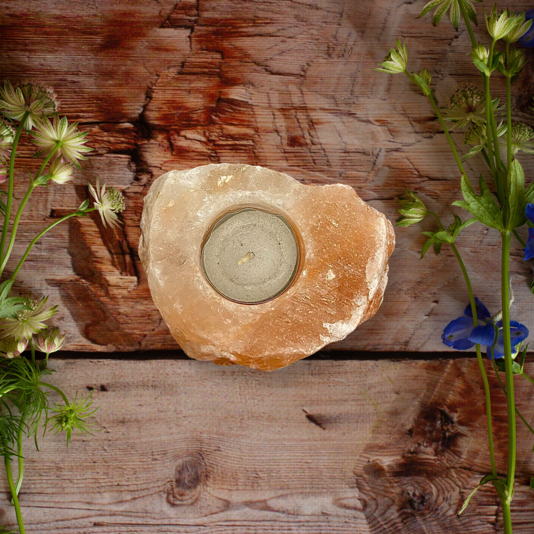 Himalayan Salt Candle Holder