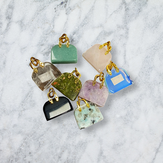 Gemstone Purse Pendant