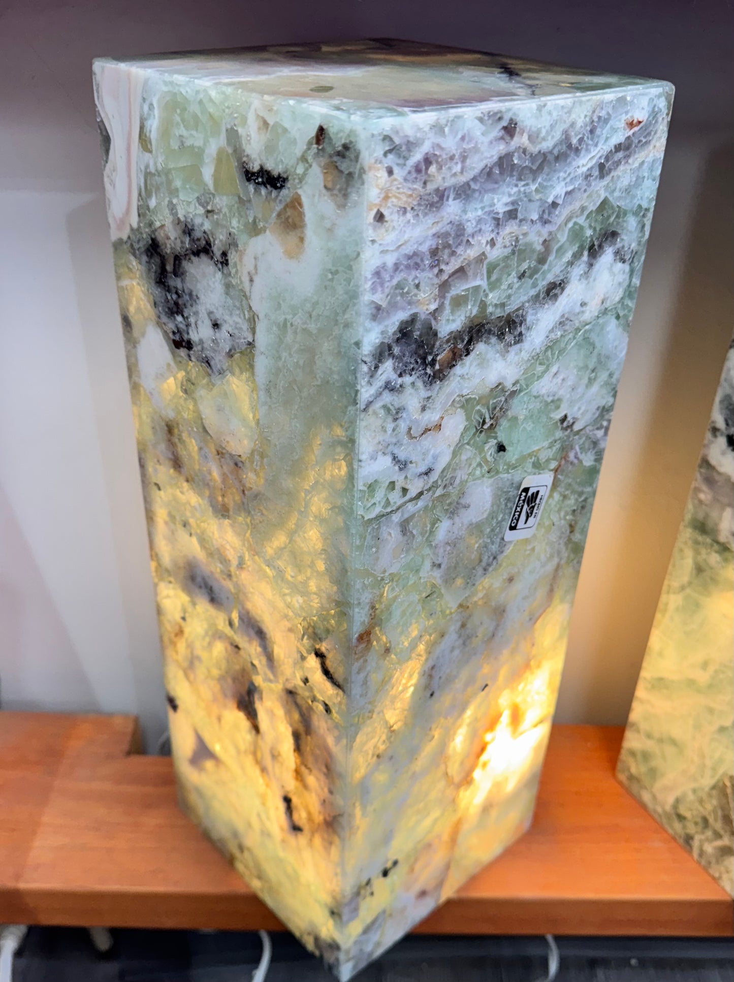 Fluorite Lamp featured on Social Media.