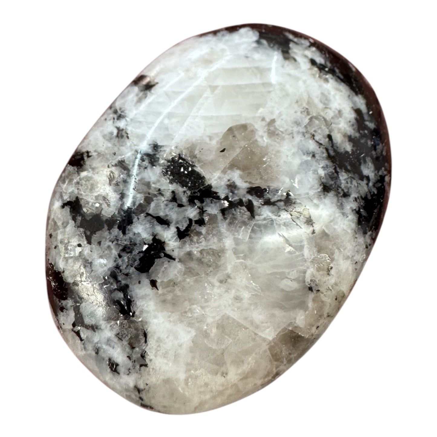 Rainbow Moonstone Palm Stone 2-3 inch