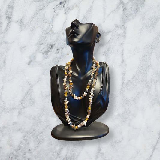 Agate Chip Bead Necklace
