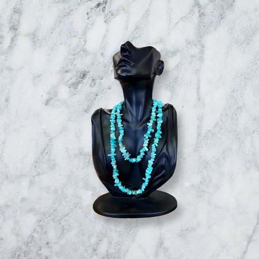 Amazonite Chip Bead Necklace