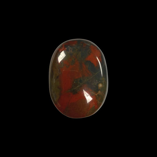 Bloodstone Polished Palm Stone