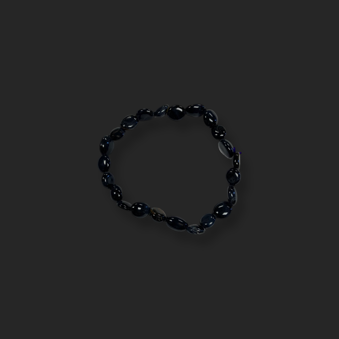 Blue Tiger Eye Nugget Bracelets