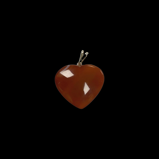 Carnelian Heart Pendant