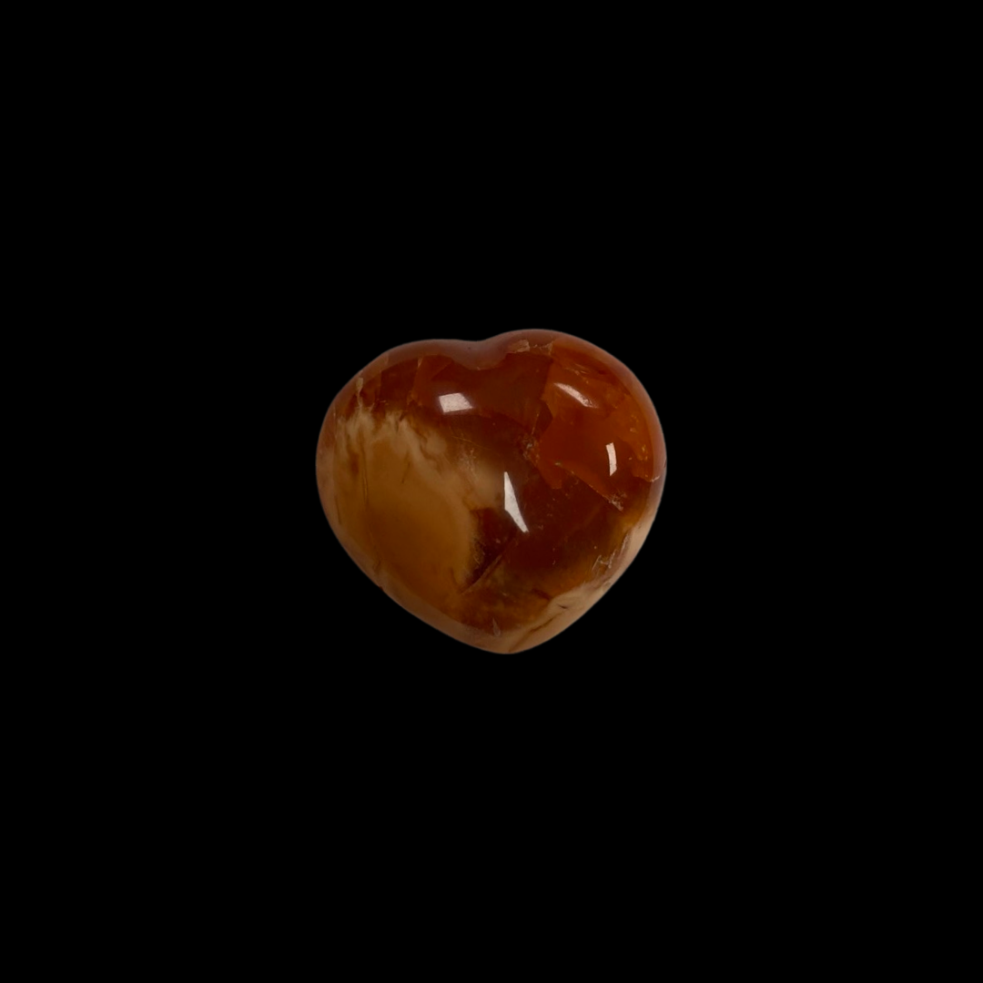 Carnelian Polished Heart