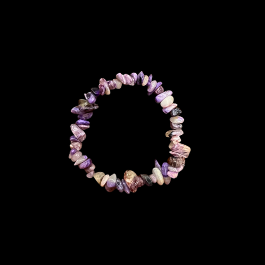 Charoite Chipped Bracelet