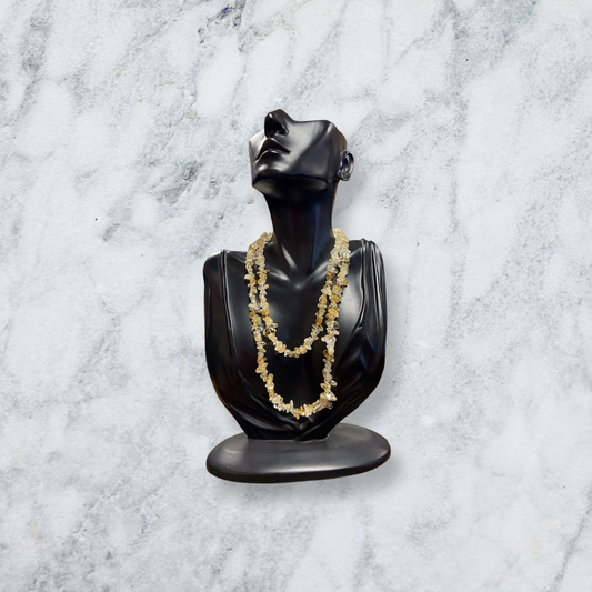 Citrine Chip Bead Necklace