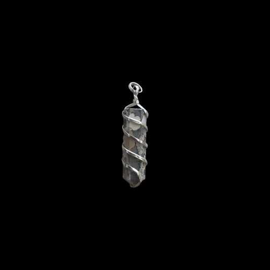 Cobra Jasper Silver Plated Pendant