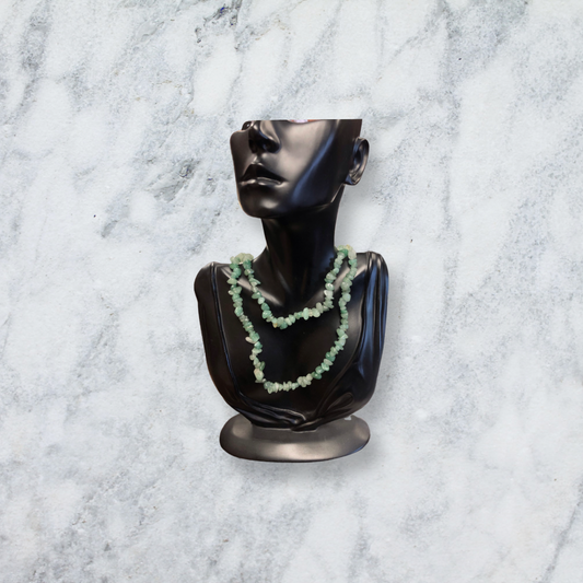 Green Aventurine Chip Bead Necklace