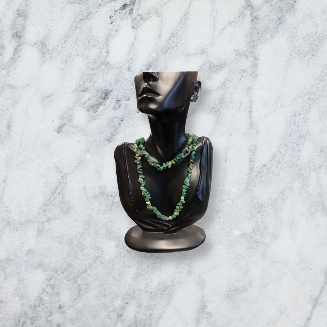 Jade Chip Bead Necklace