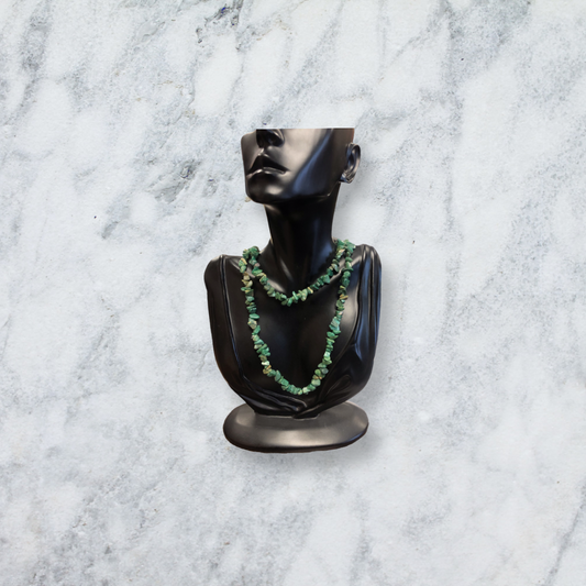 Jade Chip Bead Necklace