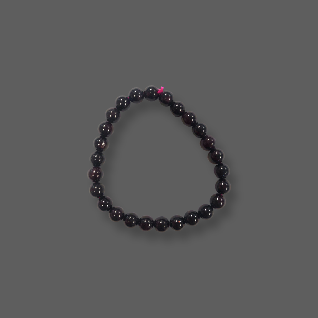 Garnet Round Bracelet