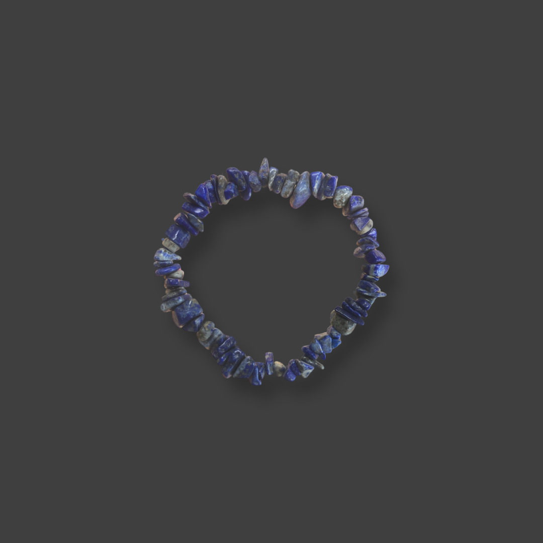 Lapis Chip Bracelet