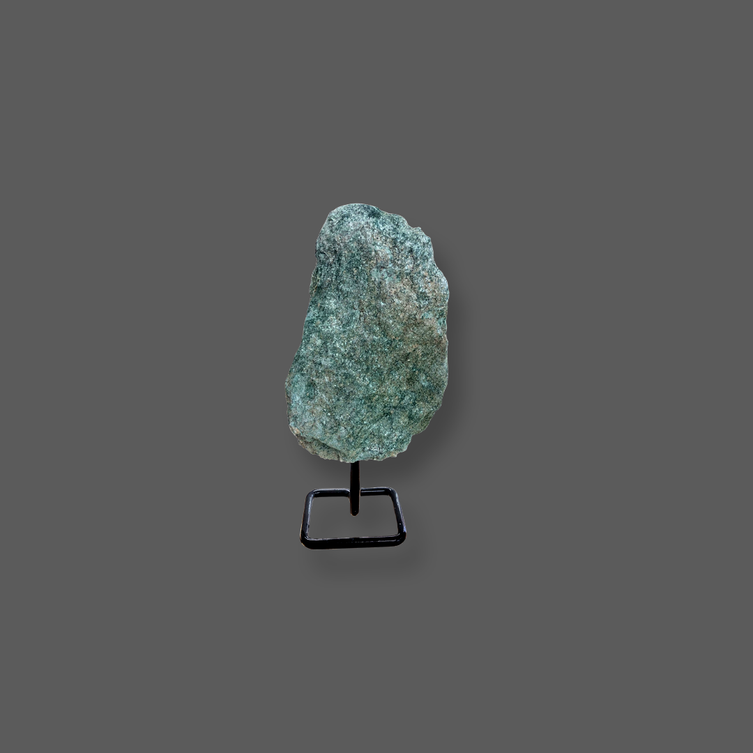 Fuchsite On A Metal Base
