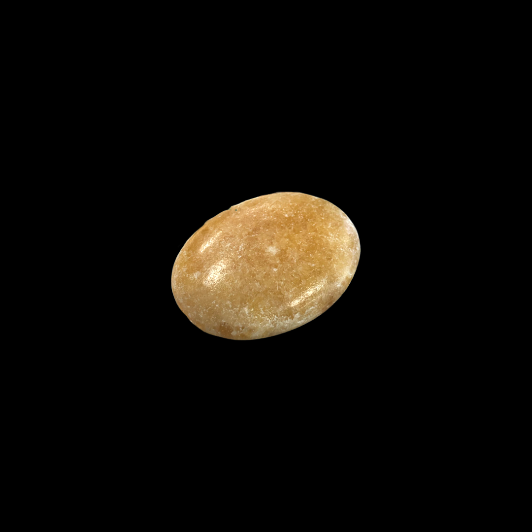 Orange Calcite Polished Palm Stones