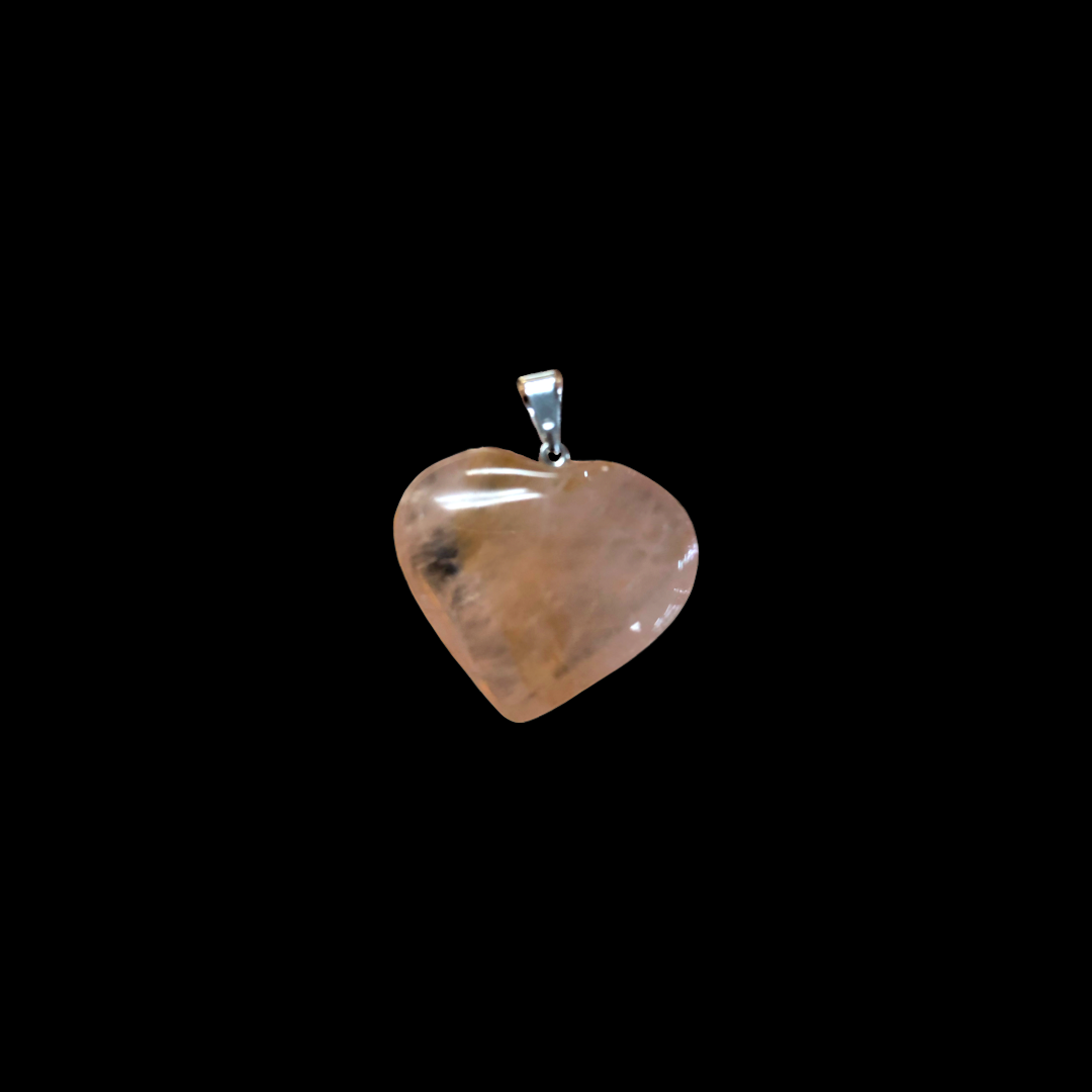 Rose Quartz Heart Pendant