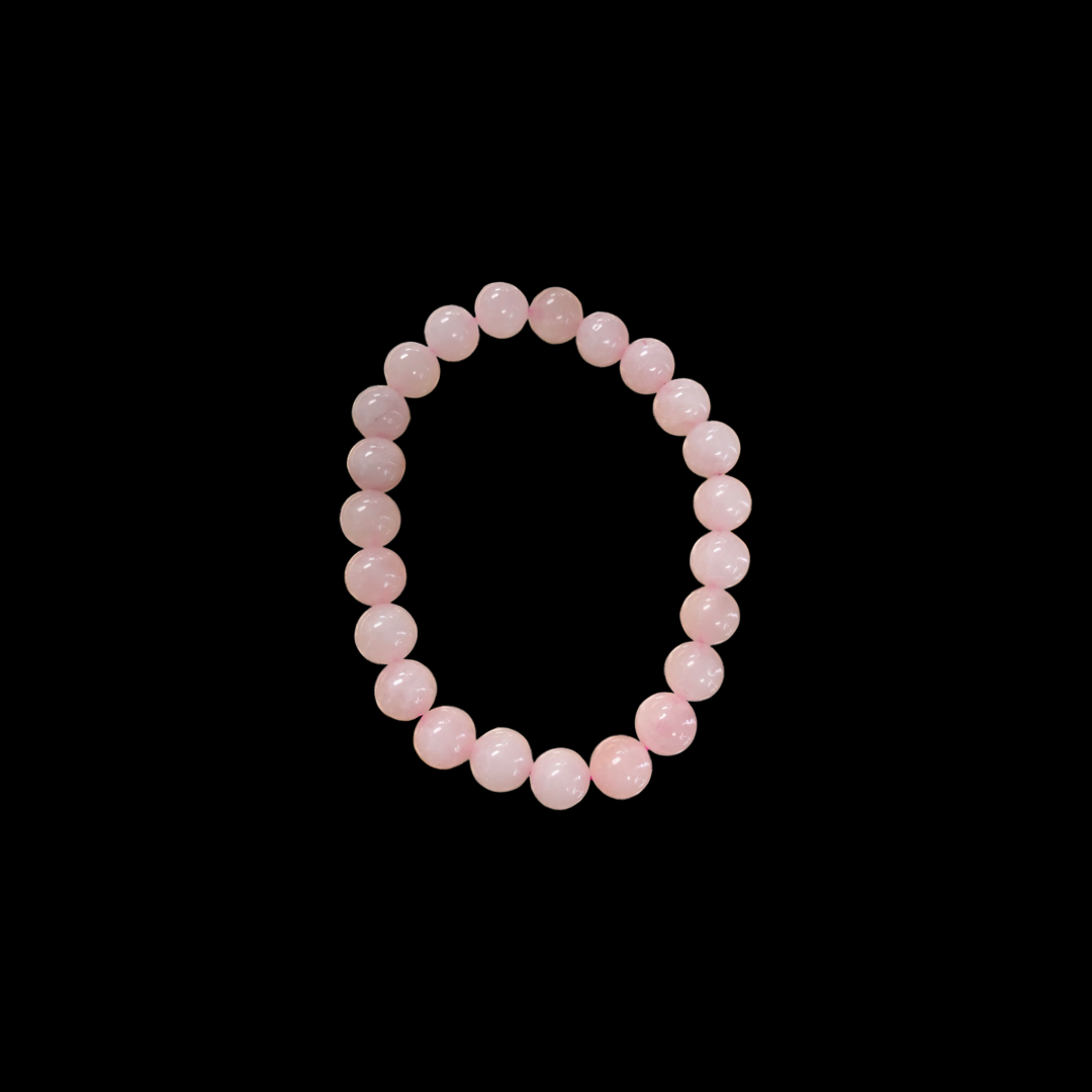 Rose Quartz Round Bracelets Approximately 8mm in Diameter