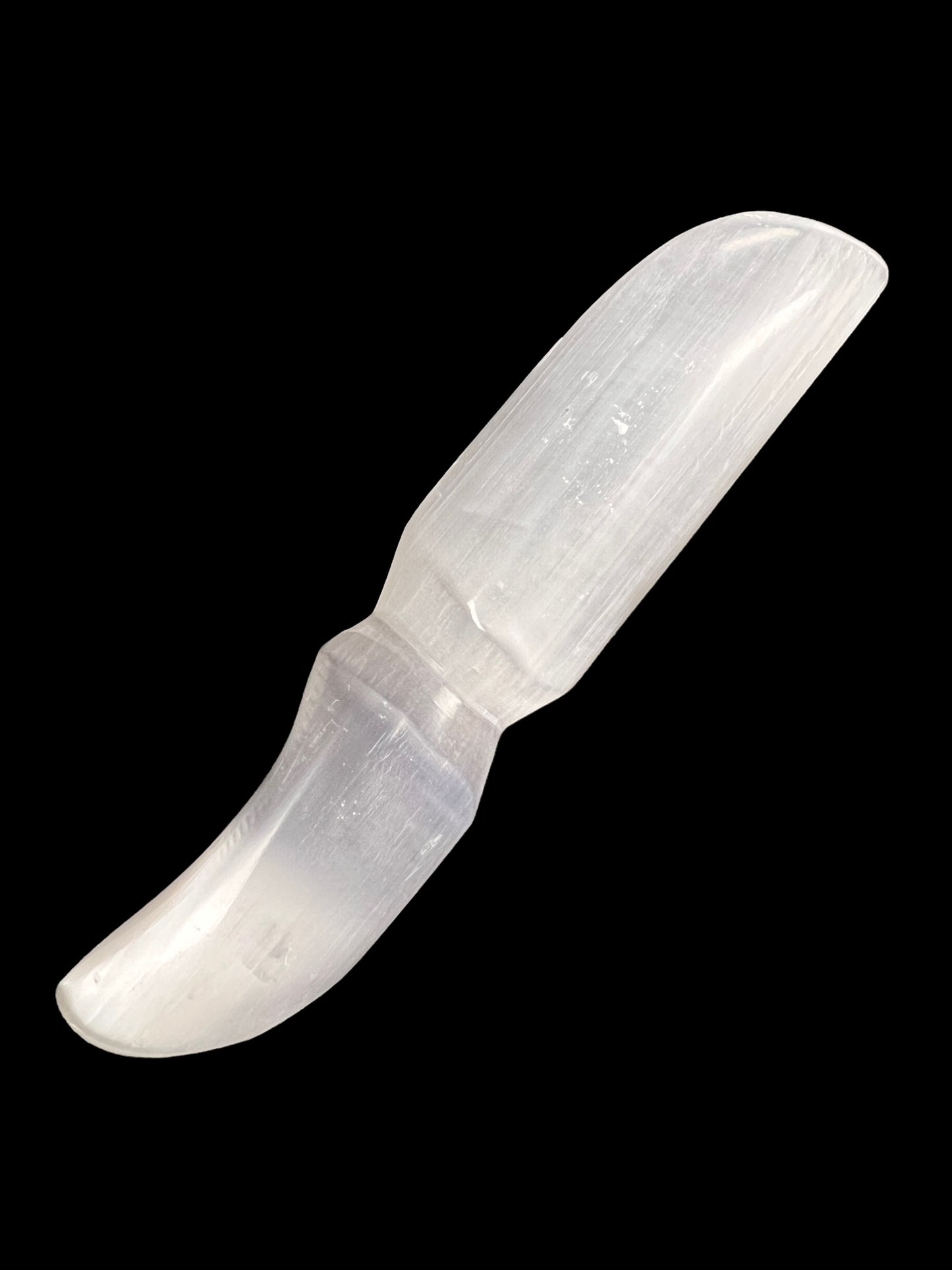 Selenite Polished Knife
