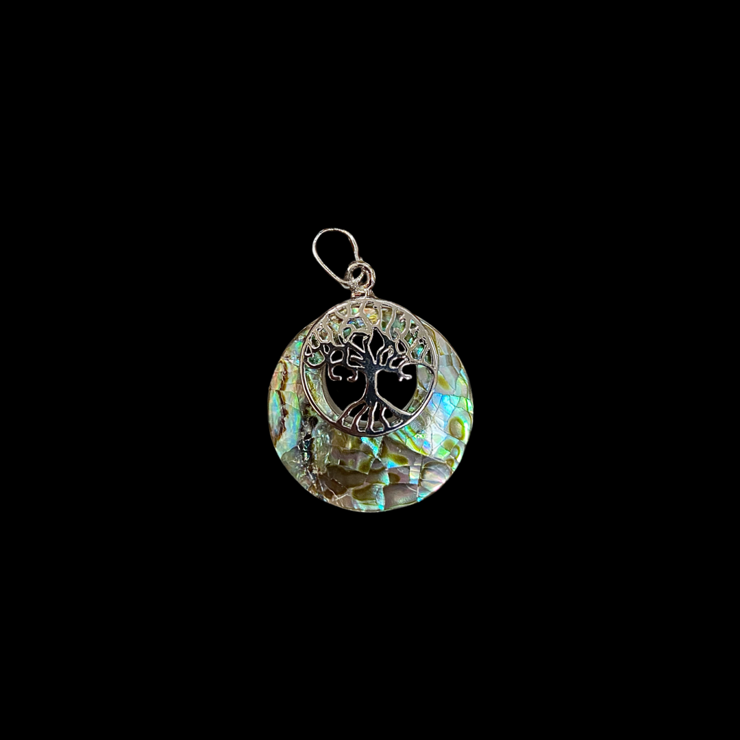 Abalone Round Pendant