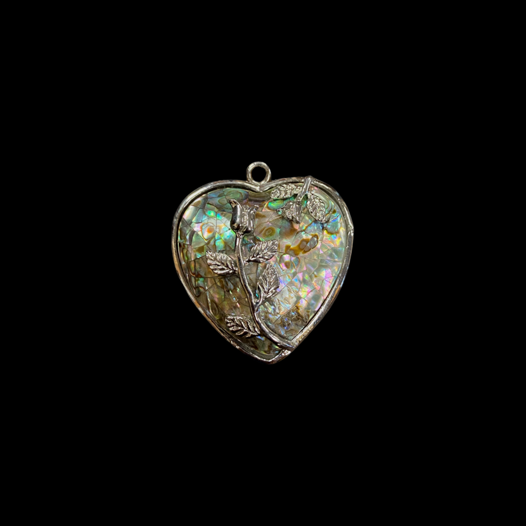 Abalone Heart Pendant