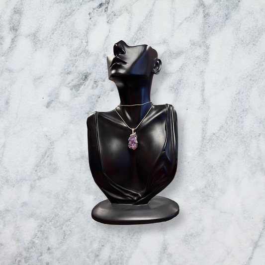 Amethyst Cluster Pendant B