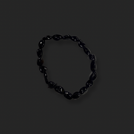 Black Tourmaline Nugget Bracelets