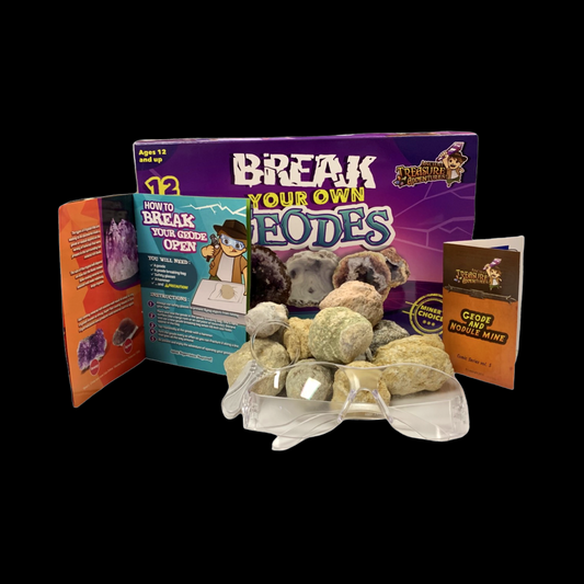 Break Your Own Geodes Kit 12 Whole Medium Size Geodes Miners Choice!