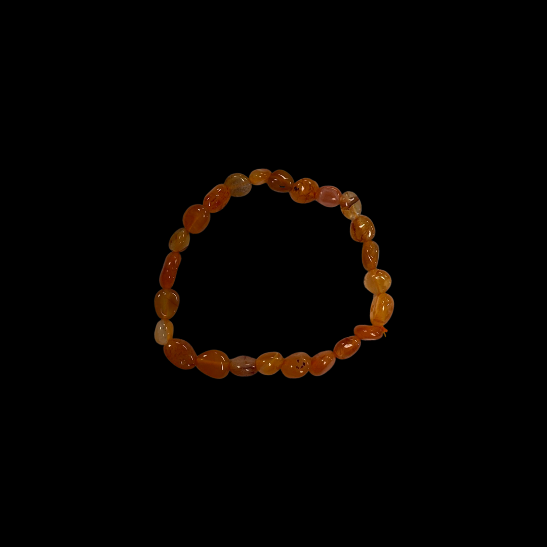 Carnelian Agate Nugget Bracelets