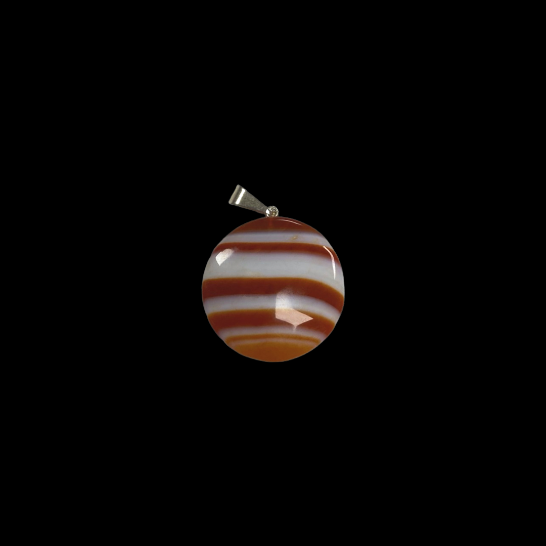Carnelian Round Pendant