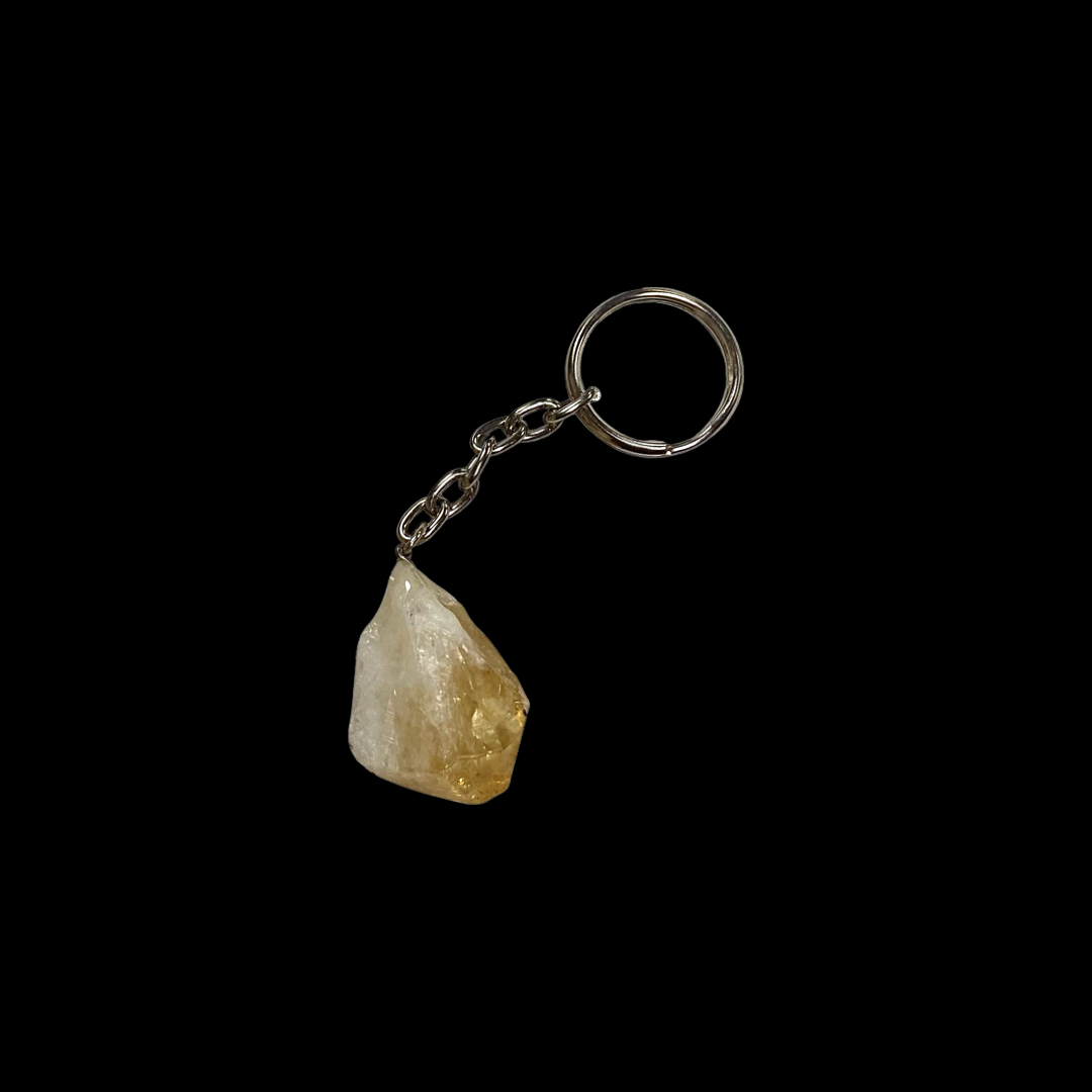 Citrine Quartz Keychain