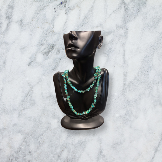 Hubei Turquoise Chip Bead Necklace