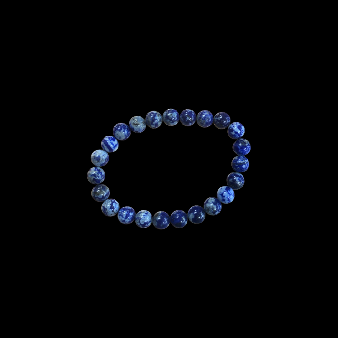 Lapis 8mm Round Bracelet