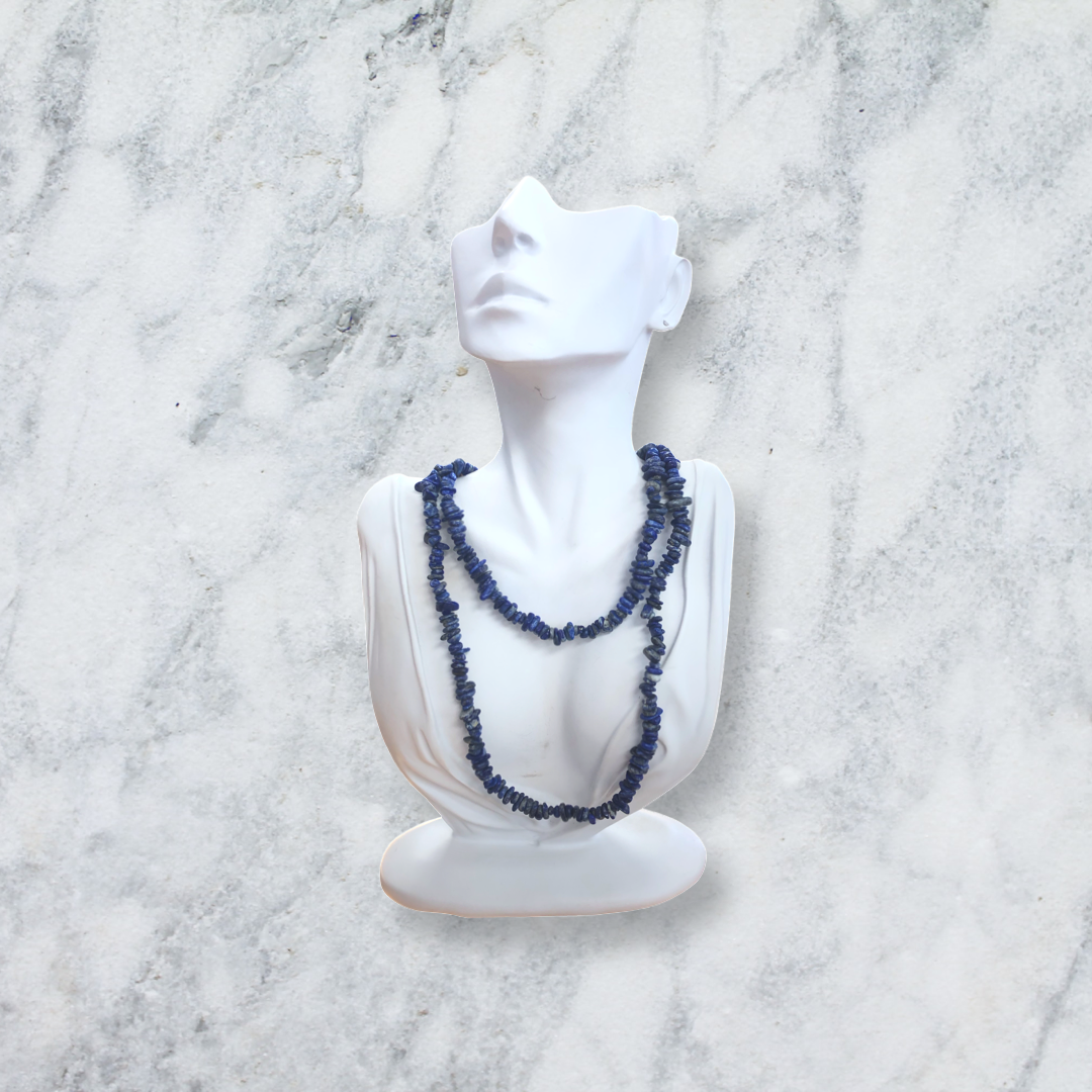 Lapis Lazuli Chip Bead Necklace