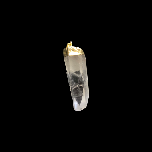 Quartz Gold Plated Pendant