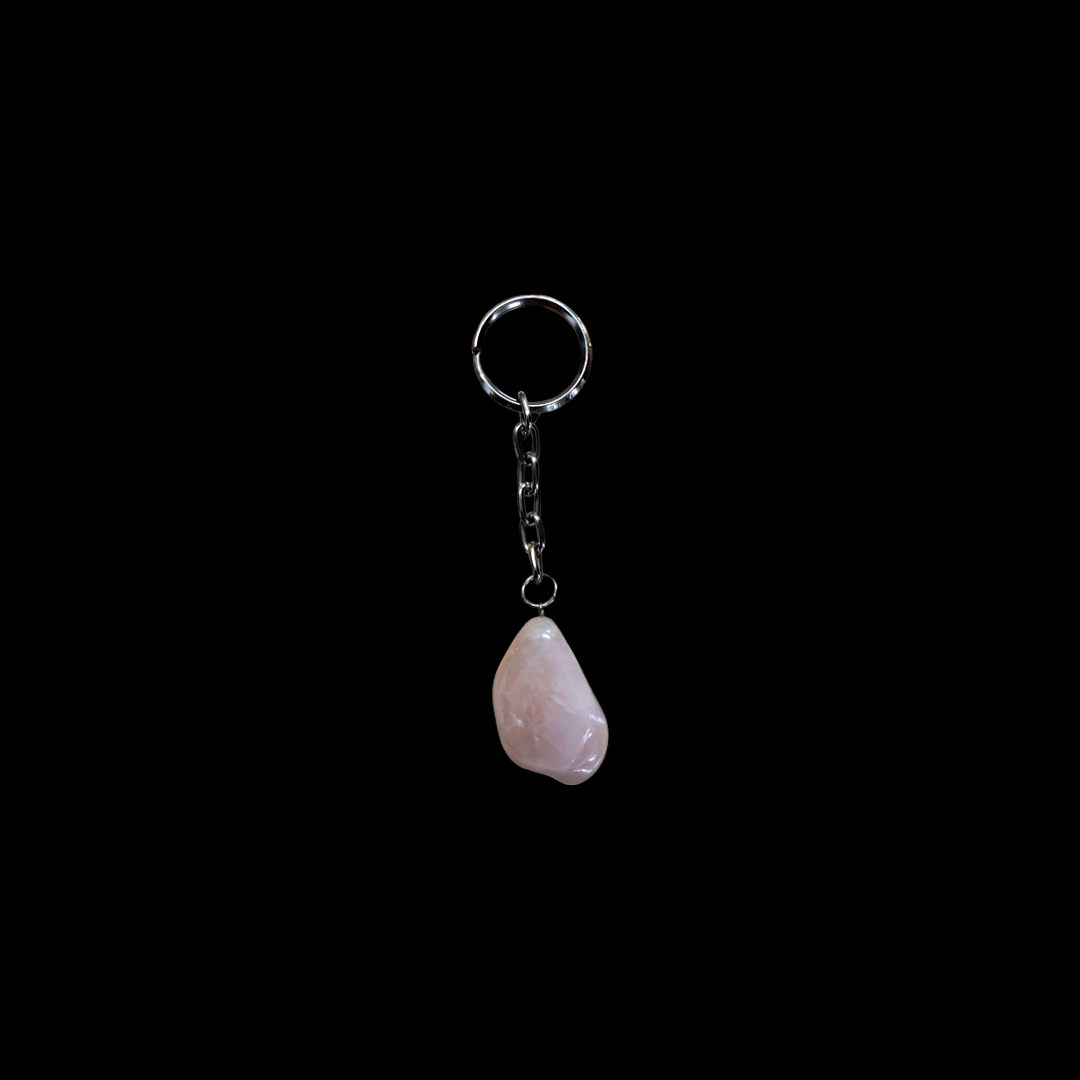 Rose Quartz Keychain