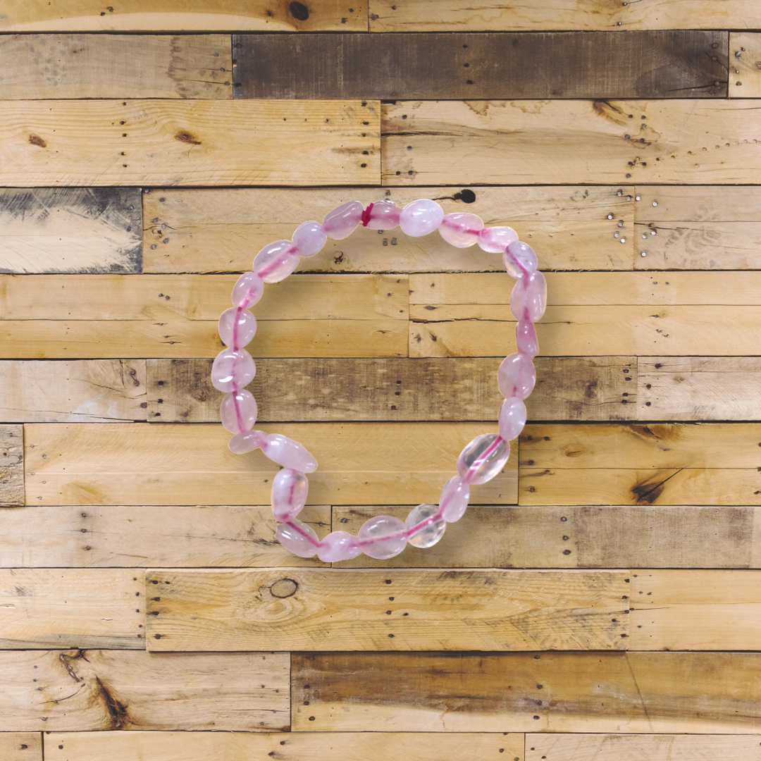 Rose Quartz Nugget Bracelets