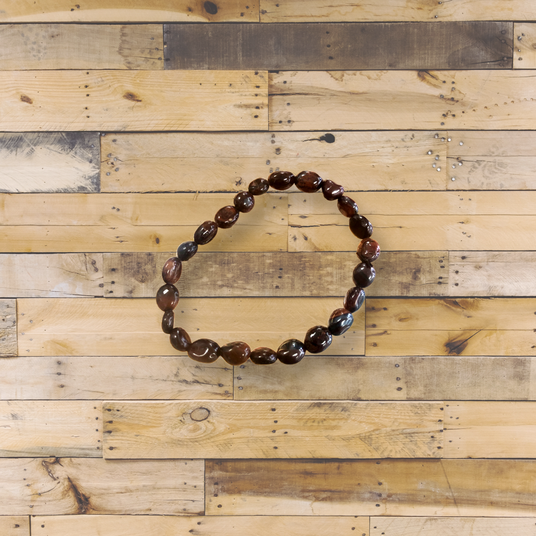 Red Tiger Eye Nugget Bracelets