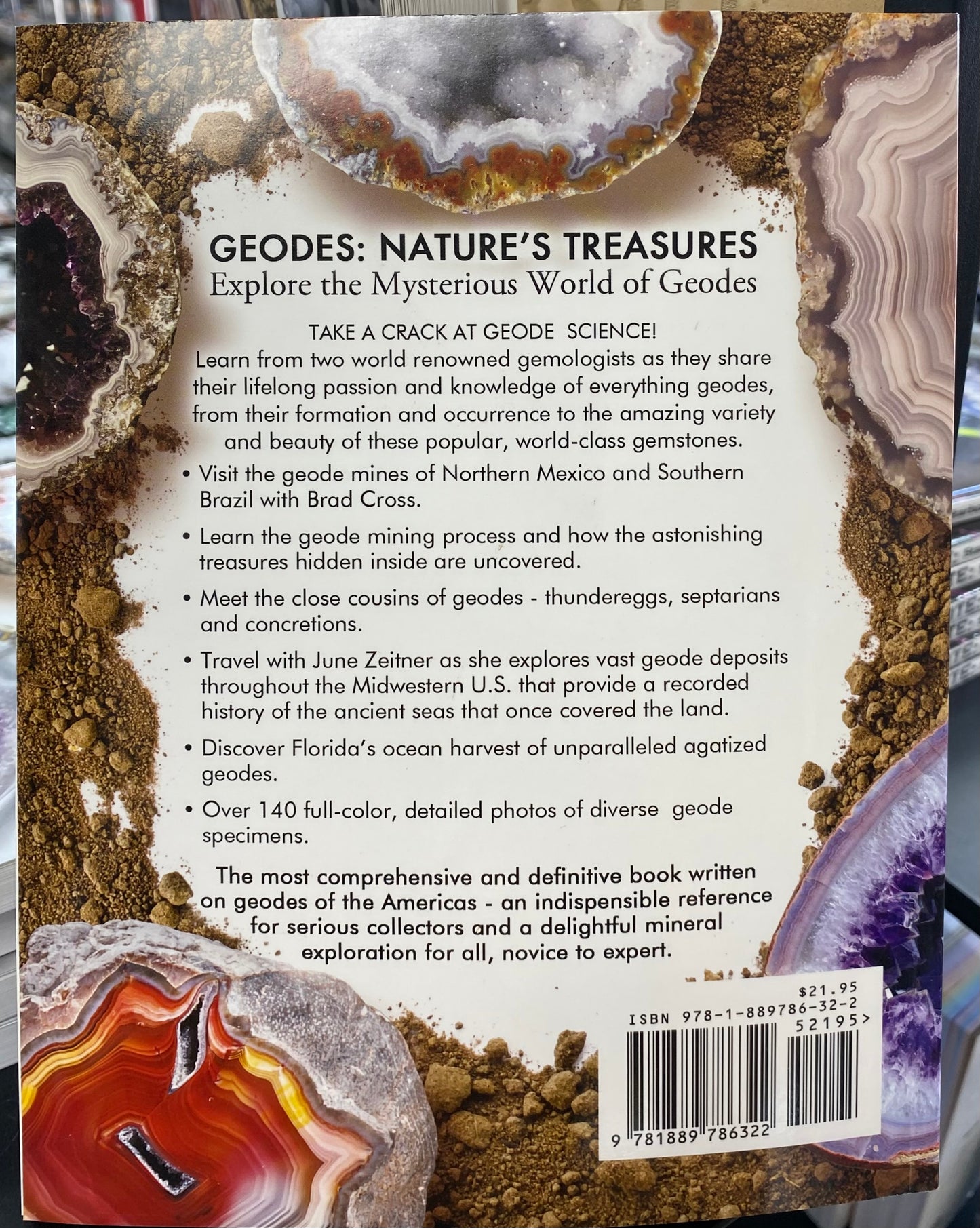 Geodes Nature's Treasures By Brad L. Cross and June Culp Zeitner
