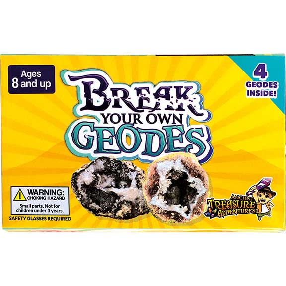 Break Your Own Geodes Kit 4 Geodes