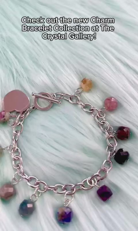 Gemstone Charm Bracelet